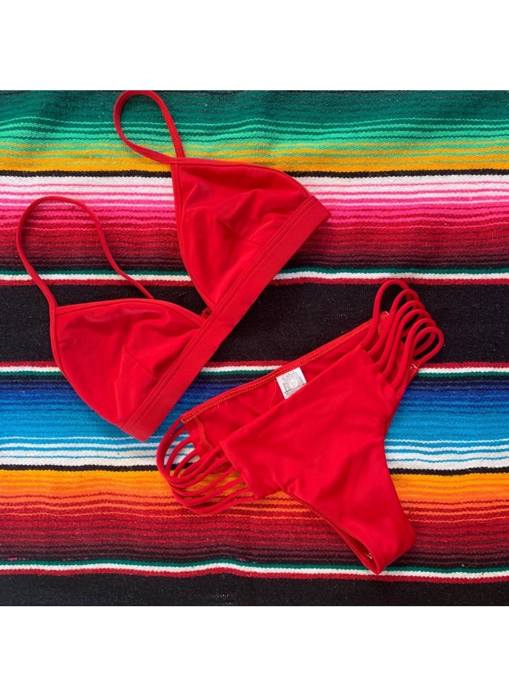 Merrilee’s red bikini